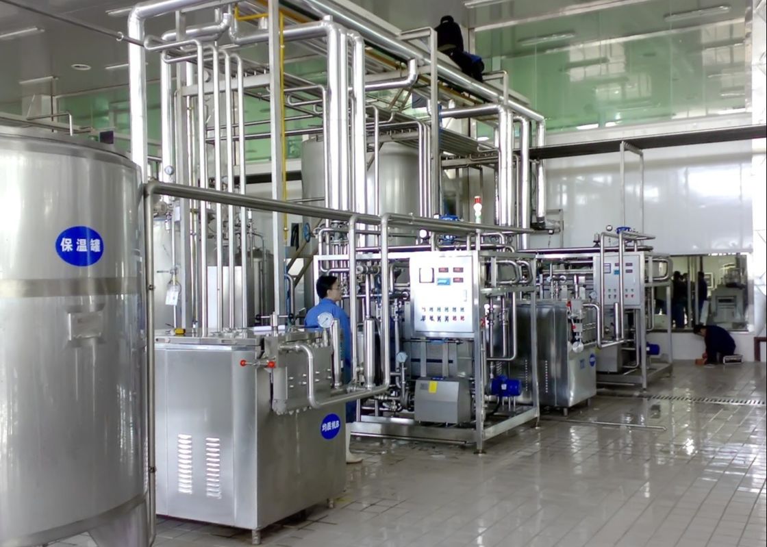 Tự động làm sạch hoàn toàn CIP 200 dây chuyền sản xuất sữa UHT nhà cung cấp